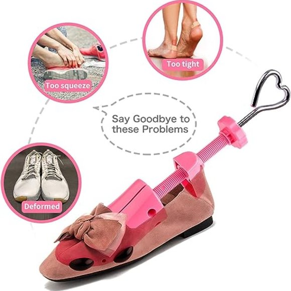 Shoe Stretcher for Women Men Wide Feet 4-Way Adjustable Shoe Expander Widener - Picture 6 of 6